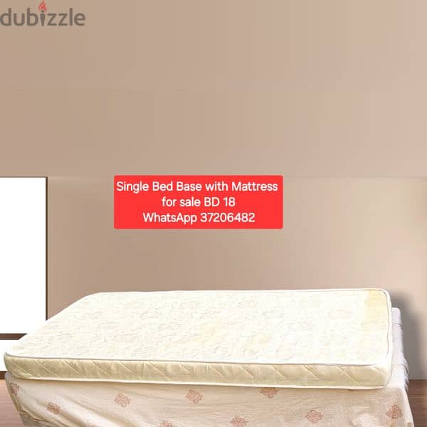 King size bed with Mattress and other items for sale with Delivery 14