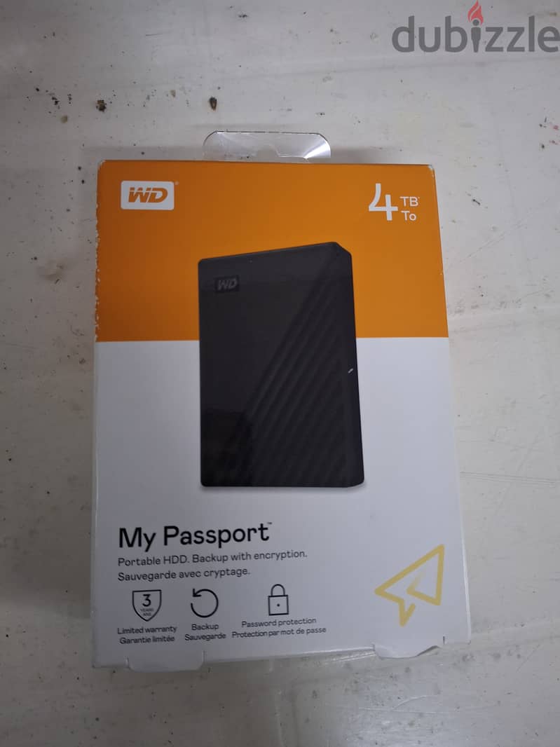 WD MY PASSPORT 4TB 1