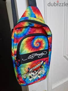 Ed Hardy original side sling bag- brand new 0