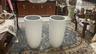 Medium Cement Vase- 24Bd for both (Negotiable) 0