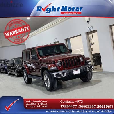 Jeep Wrangler Sahara (68,000 Kms)