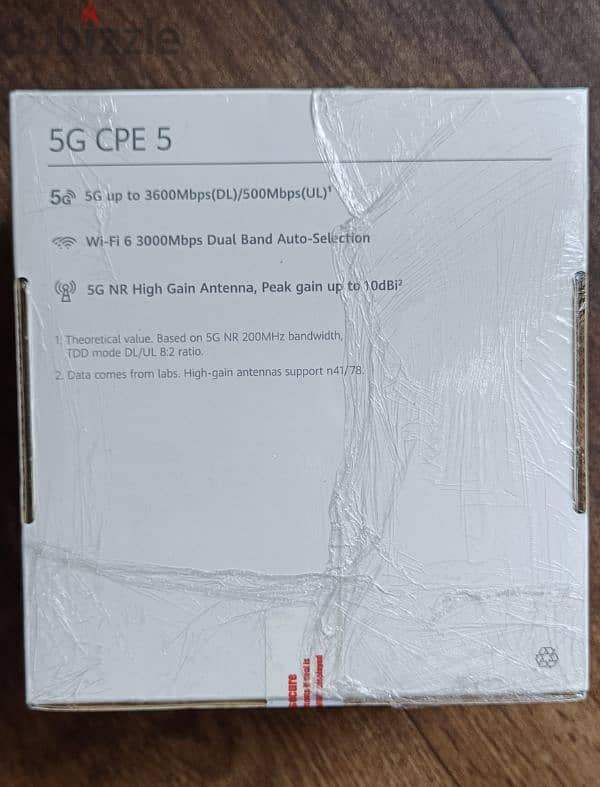 ZAIN 5G cpe 5 WiFi6 Brand new box not open 1