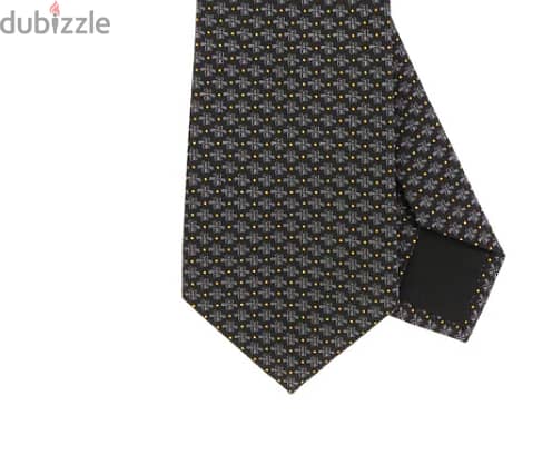 Gucci Bee embroidered silk tie 1