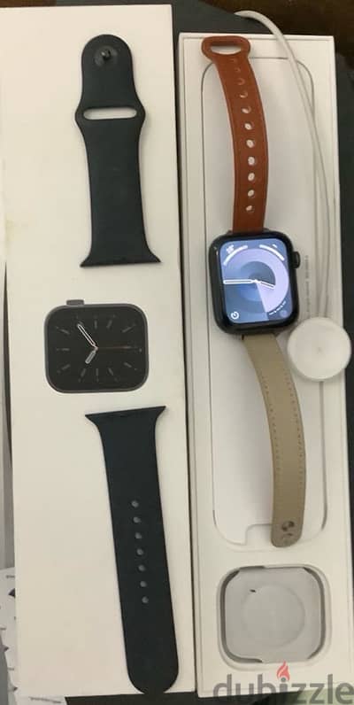 Apple Watch Series 6 GPS 44mm with 2 belt with box and charger