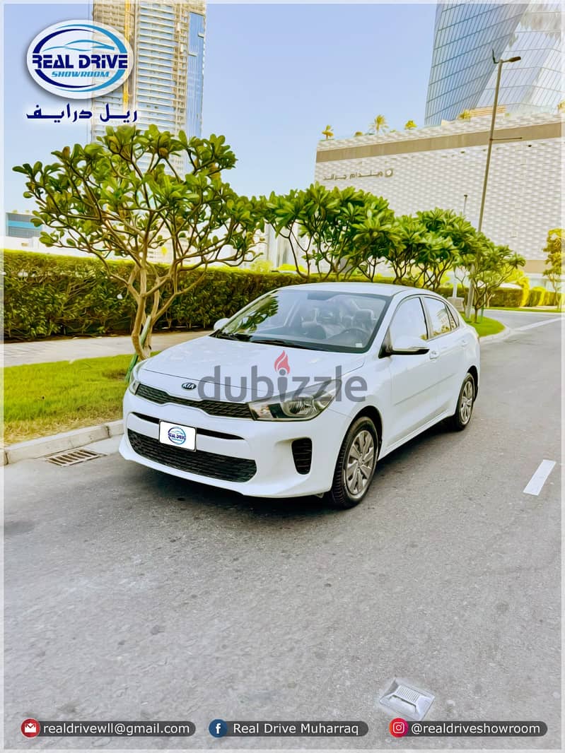 KIA RIO  Year-2019 Engine-1.4L 4 Cylinder  Colour-White 2