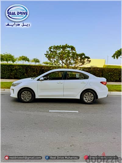 KIA RIO  Year-2019 Engine-1.4L 4 Cylinder  Colour-White