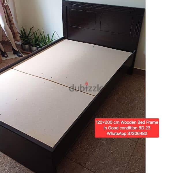 120x200 Bed frame and other items for sale with Delivery 0