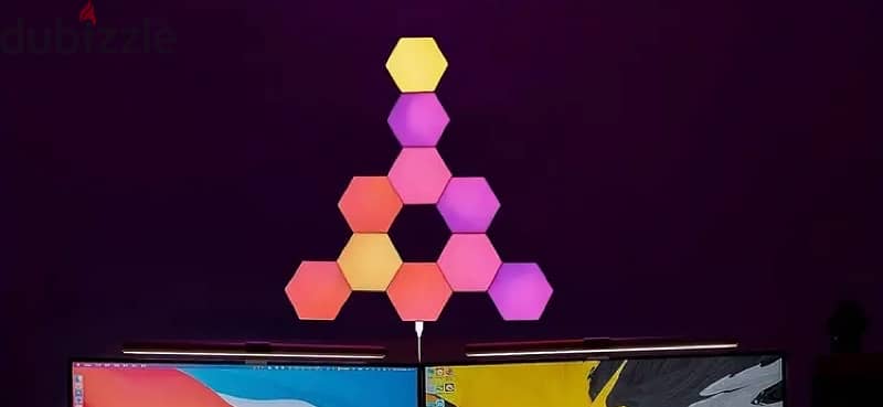 rgb nanoleaf light 10 pice - bluetooth app control 1