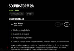 2 Soundstorm 2024 Tickets 0