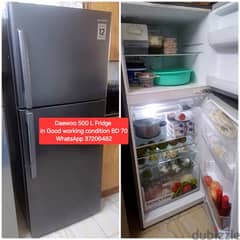 Daewoo 500 L Fridge and other items for sale with Delivery 0