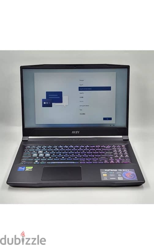 NEW MSI KATANA 15 LAPTOP FOR SALE 2