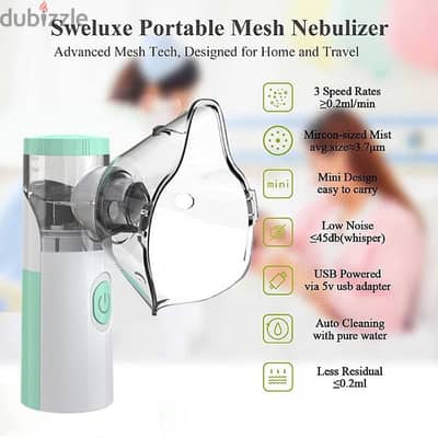 Hand held micromesh atomizer