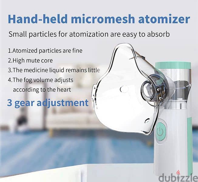 Hand held micromesh atomizer 4