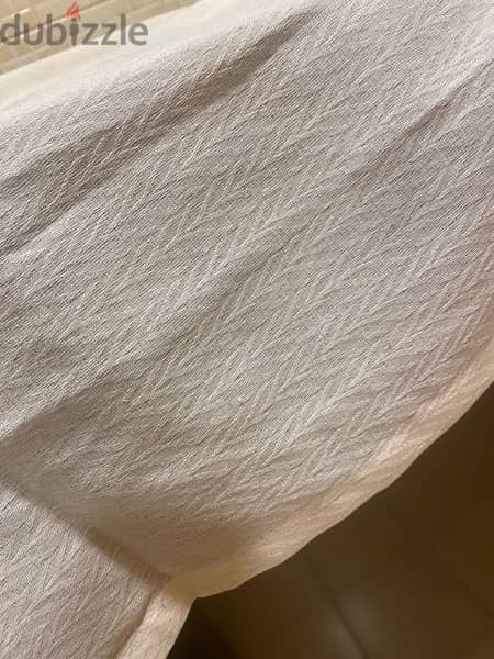 Linen Warm White Curtains For Sale (NEW) 1