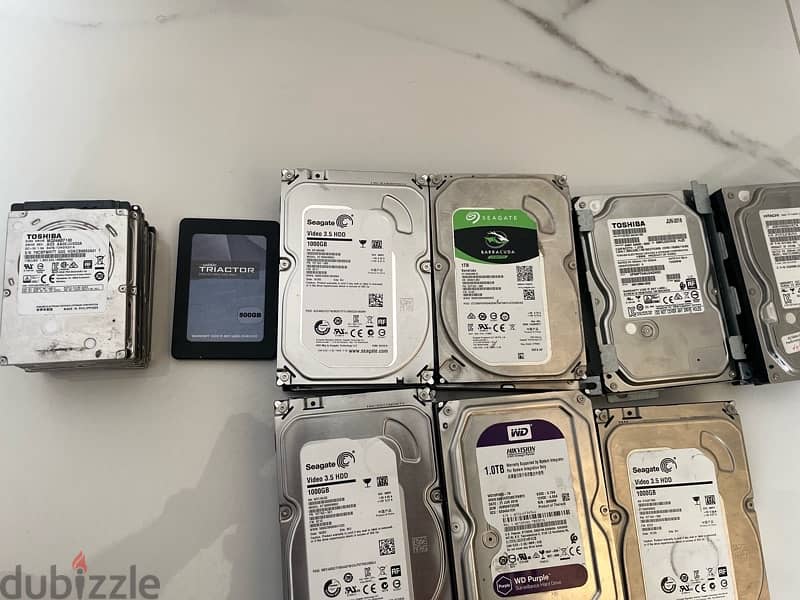 hard disk 1 TB &500 GB 1