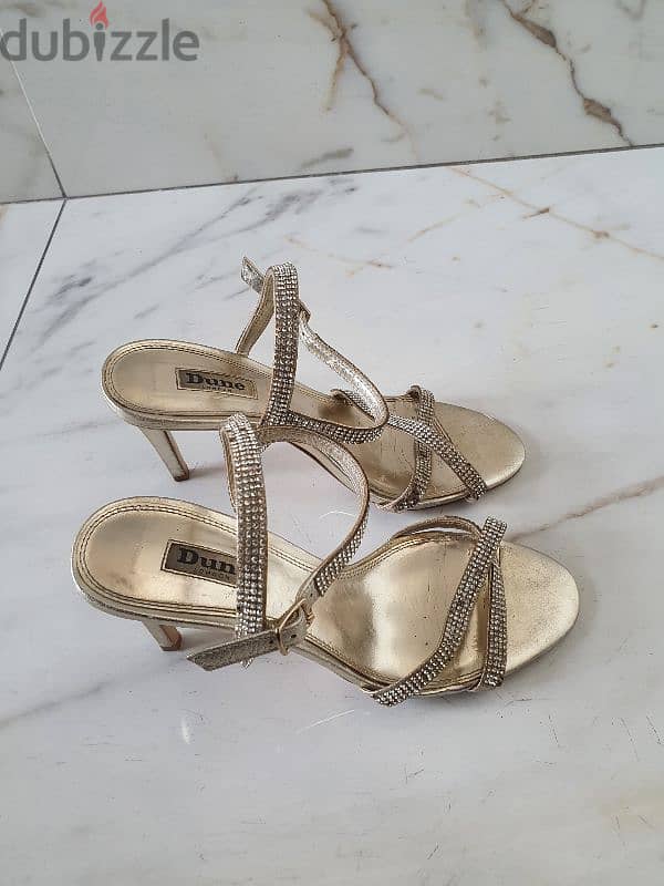 DUNE heeled sandals in fair condition for sale. 2