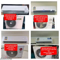 variety of splitunit in good condition for sale with delivery 0