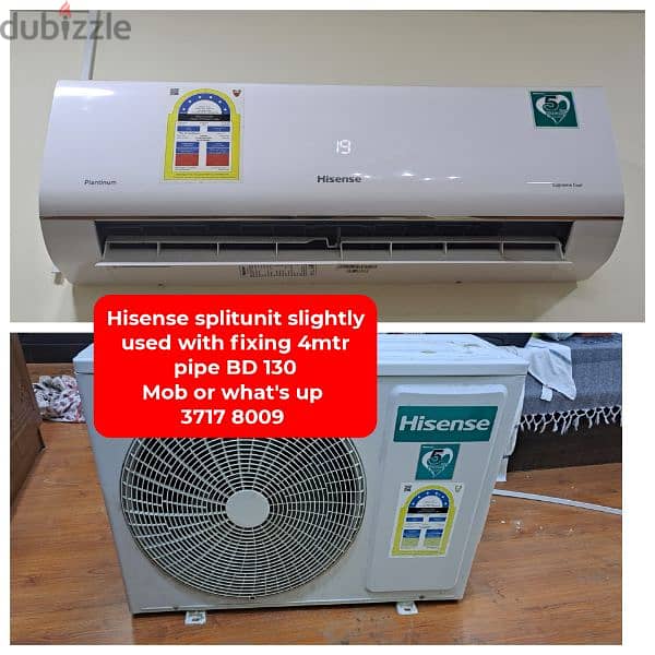 variety of splitunit in good condition for sale with delivery 11