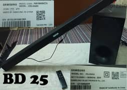 samsung sound bar & bass booster 0