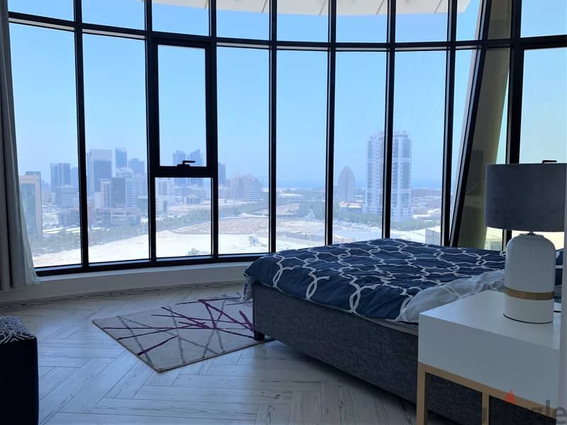 Amazing 2 BHK with a beautiful sea/city view for rent in seef district 5