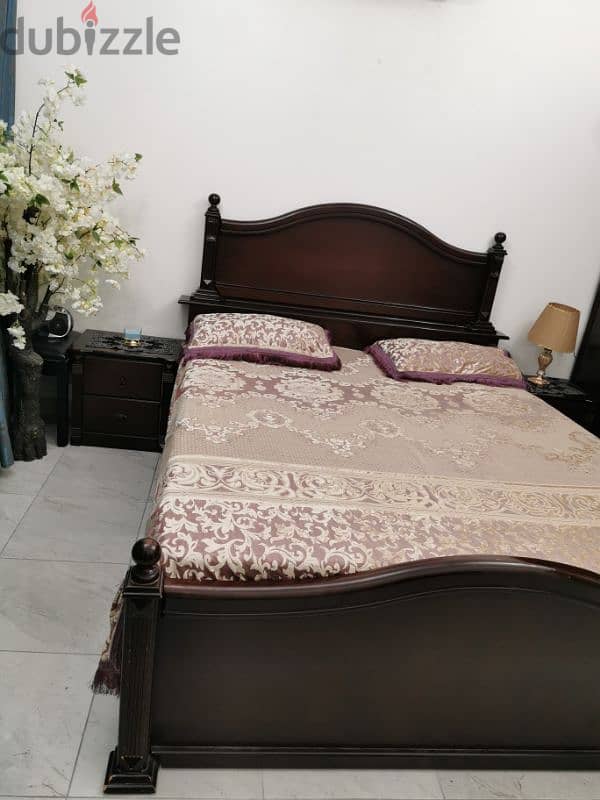 Wooden Bed set    BD 90 1