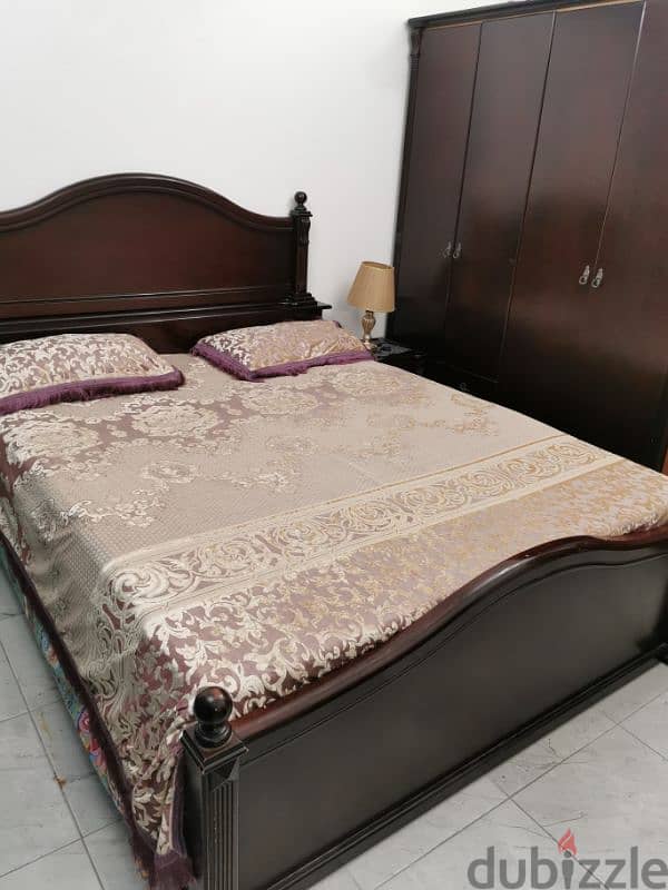 Wooden Bed set    BD 90 2