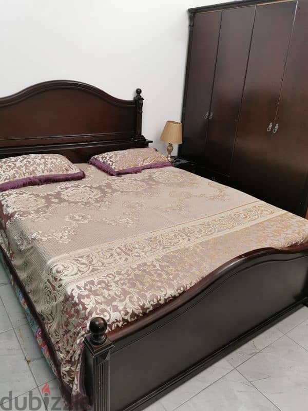 Wooden Bed set    BD 90 4