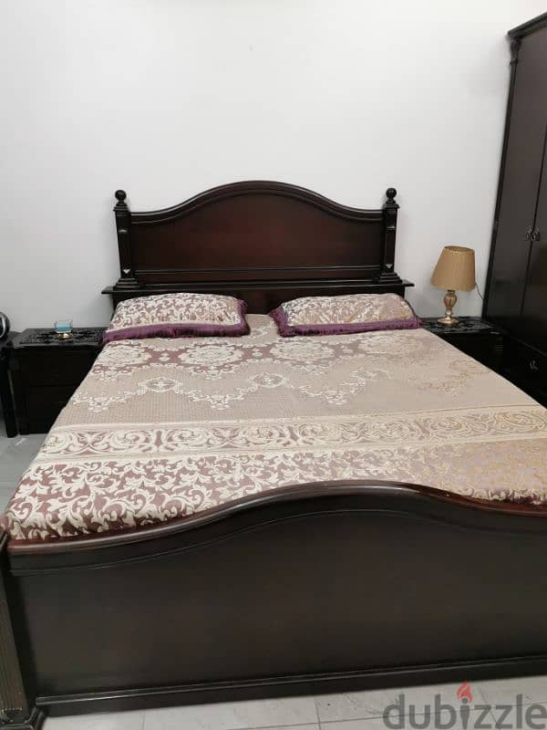 Wooden Bed set    BD 90 7