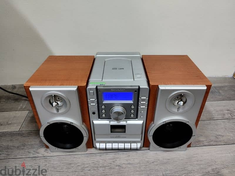 SHARP mini sound system 1