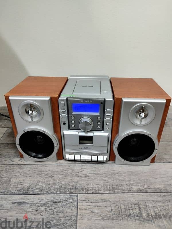 SHARP mini sound system 2