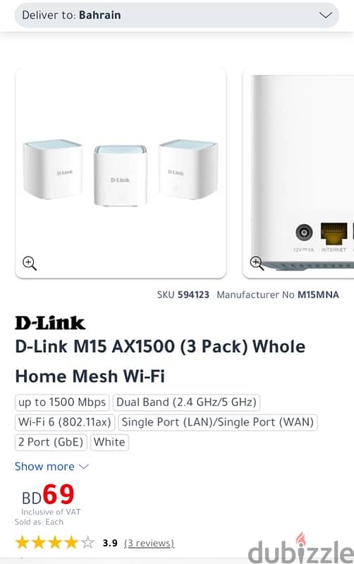 mesh WiFi 6 D-link 1