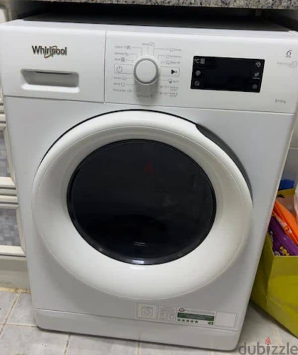 Whirlpool 8kg Washer & 6kg Dryer FWDG86148W 1