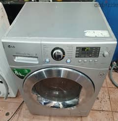 8/6 kg front door washing machine and dryer 0