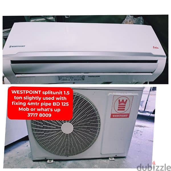 pearl splitunit window Ac fridge washing machine for sale 4