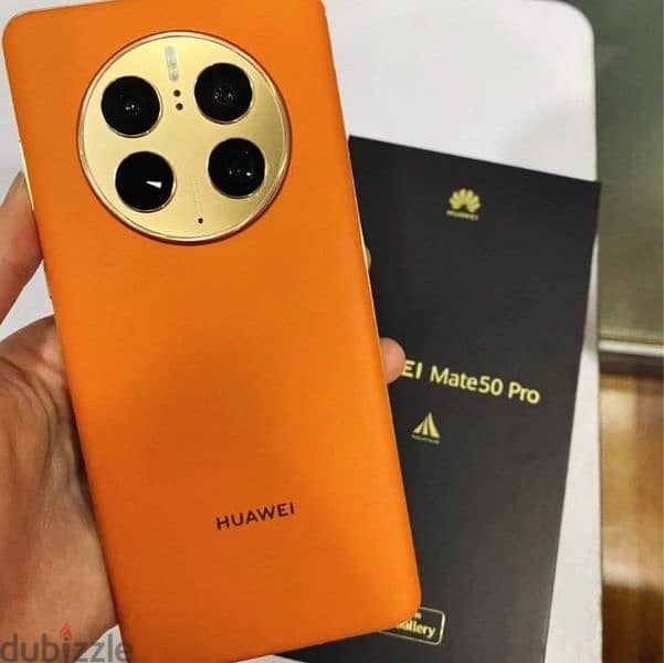 Huawei mate 50 pro orange gold 12/512 gb new condition 1