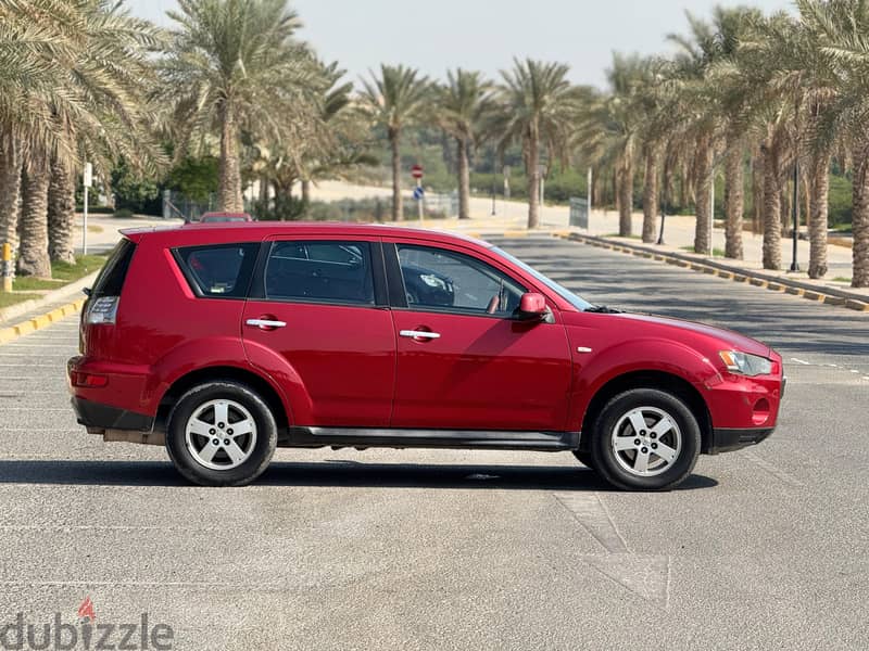 Mitsubishi Outlander 2012 red 2