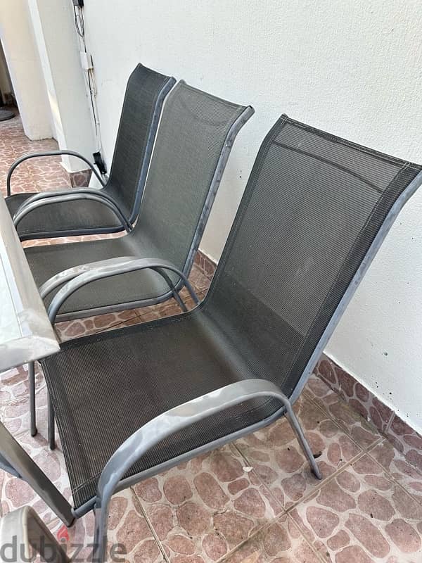 like new condition table with 8 chairs 1