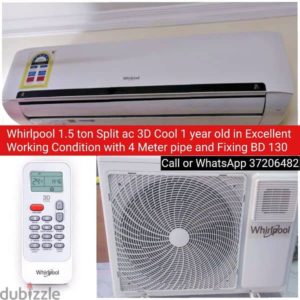 Hisense 1.5 ton Split ac and other items for sale with Delivery 2