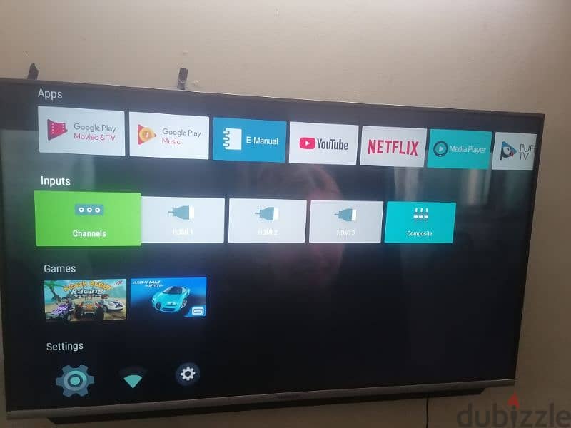 sky woth 55 inch smart 4k android 5