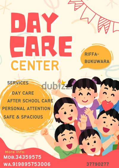 DAY CARE,BABY SITTING,  AVAILABLE - Bukuwara-Riffa