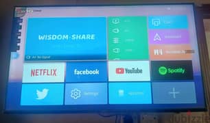 43 inch Full HD Smart TV and Mount Kit, WIGme 0