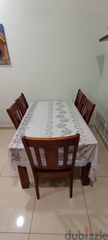 Dinning Table with 6 seats for sale 0