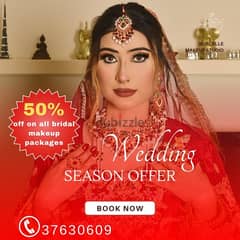 flat 50 % off on bridal package 0