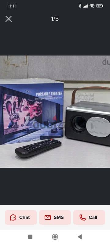 Portable Android Projector Brand New built-in speaker