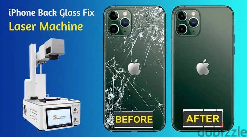 iPhone back glass repair with laser machine good price 1