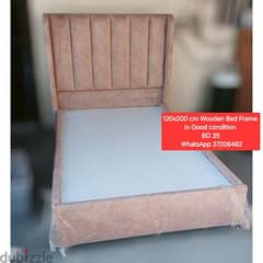 120×200 cm Bed frame and other items for sale with Delivery 0