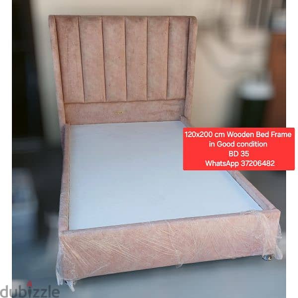 120×200 cm Bed frame and other items for sale with Delivery 0