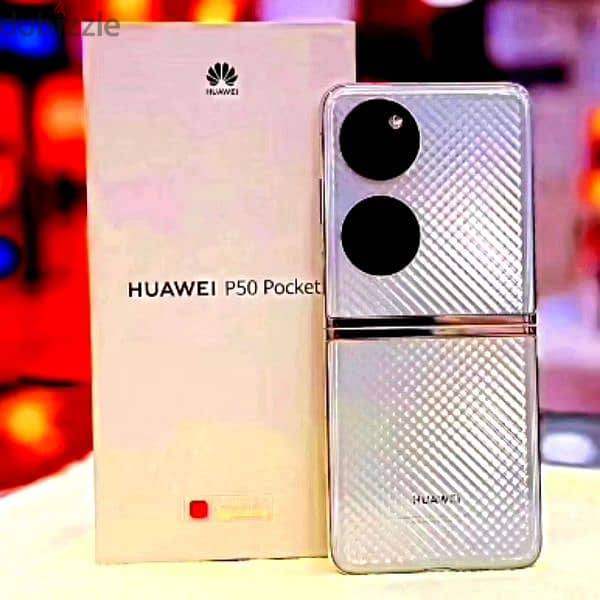 Huawei p50 pocket flip premium model new condition 1