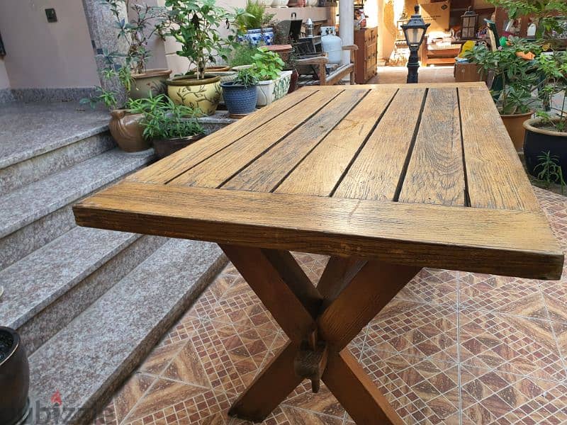 wooden table 1