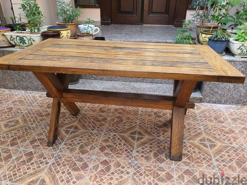 wooden table 2